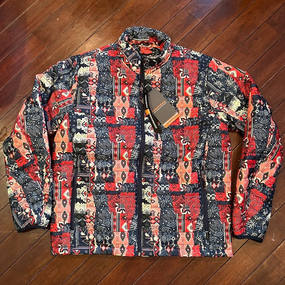 Hawke & Co Pro Performance Bandana Print Jacket, New!